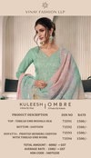 Ombre By Vinay Kuleesh Moonga Silk Designer Salwar Kameez Wholesalers In Surat